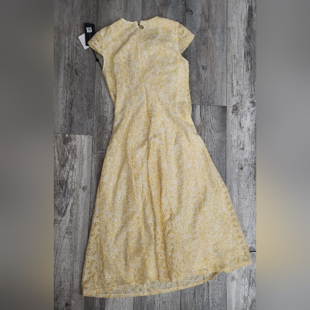 Tommy Hilfiger Paisley Lace Fit-and-Flare Dress - Picture 6 of 8